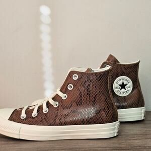 Converse Women's CTAS Snakeskin Print Hi Tops Size 7.5  A13393C NWT